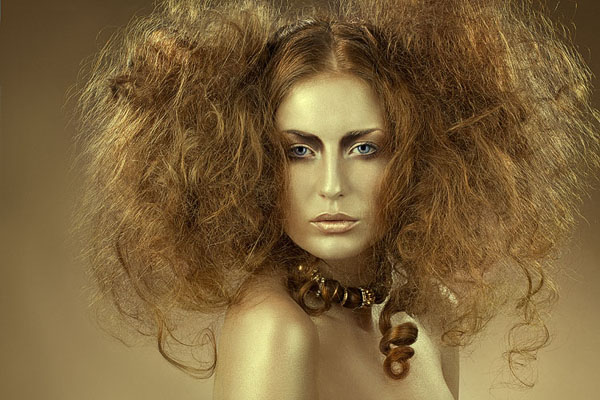 Đối với tóc ép hoặc uốn 1 Đối với tóc ép hoặc uốn 1