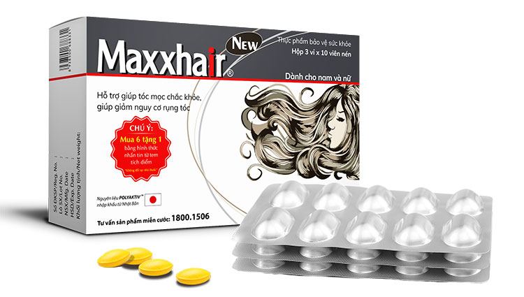 Sử dụng Maxxhair - Viên uống cải thiện rụng tóc hiệu quả 1 Sử dụng Maxxhair - Viên uống cải thiện rụng tóc hiệu quả 1