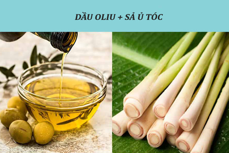 Bí quyết dưỡng tóc bằng sả và dầu oliu Bí quyết dưỡng tóc bằng sả và dầu oliu