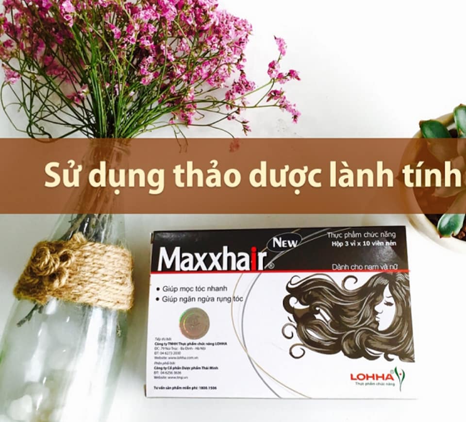 Maxxhair chống rụng tóc và kích thích mọc tóc, nuôi dưỡng từ sâu bên trong 1 Maxxhair chống rụng tóc và kích thích mọc tóc, nuôi dưỡng từ sâu bên trong 1