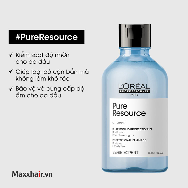 Dầu gội L'Oréal Professionnel Serie Expert Pure Resource 1 Dầu gội L'Oréal Professionnel Serie Expert Pure Resource 1