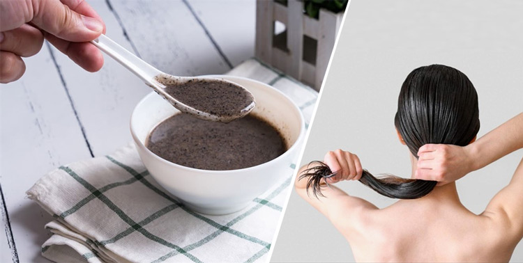 Mè đen và đường phèn giúp chắc khỏe, suôn mượt Mè đen và đường phèn giúp chắc khỏe, suôn mượt