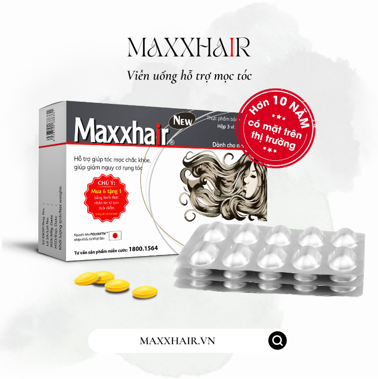 Viên uống phức hợp Maxxhair 1 Viên uống phức hợp Maxxhair 1