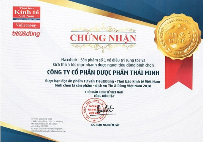 Những giải thưởng mà Maxxhair đã đạt được 1 Những giải thưởng mà Maxxhair đã đạt được 1