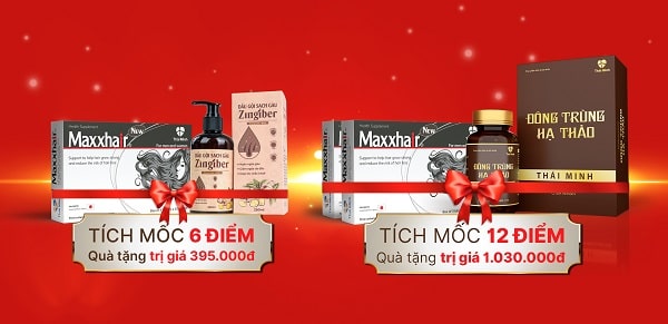 Và đặc biệt là hàng ngàn Quà tặng hấp dẫn chỉ bằng cách Tích điểm Maxxhair như sau: 1 Và đặc biệt là hàng ngàn Quà tặng hấp dẫn chỉ bằng cách Tích điểm Maxxhair như sau: 1